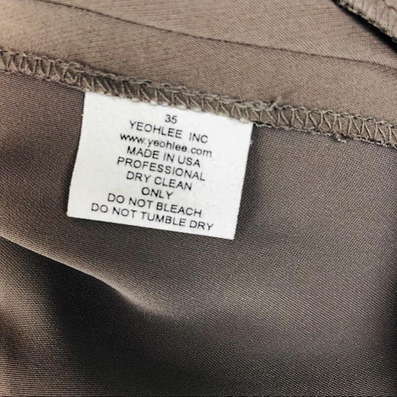 Yeohlee New York Taupe Trouser Size 12 - Picture 5 of 13